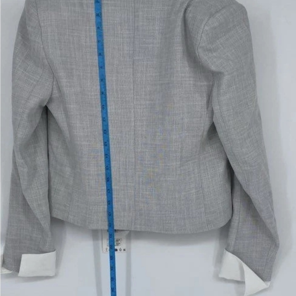 Zara Heather Gray Blazer Jacket - Picture 5 of 6